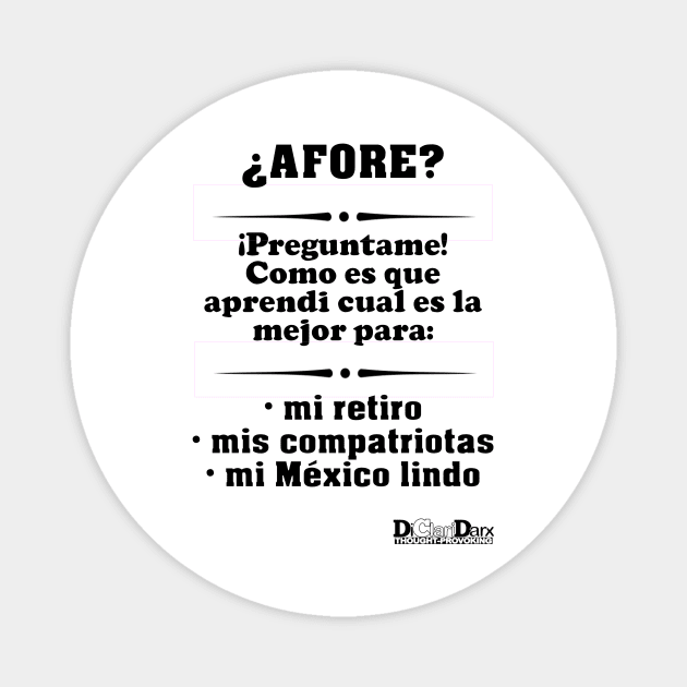 AFORE Magnet by Santy's Store